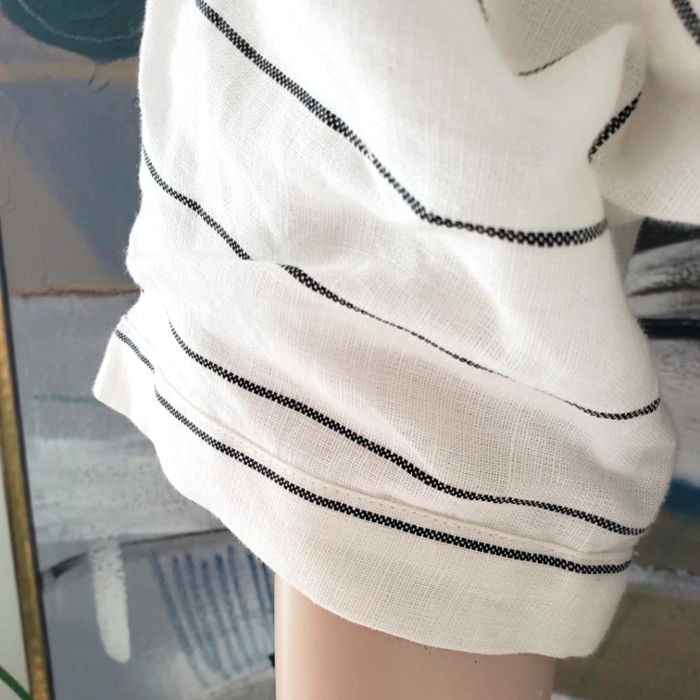 Contemporaine | NWOT Pure Linen Button-down Dress - Picture 5 of 7